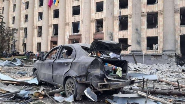 Partlayışdan sonra Xarkov şəhəri -DƏHŞƏTLİ GÖRÜNTÜLƏR